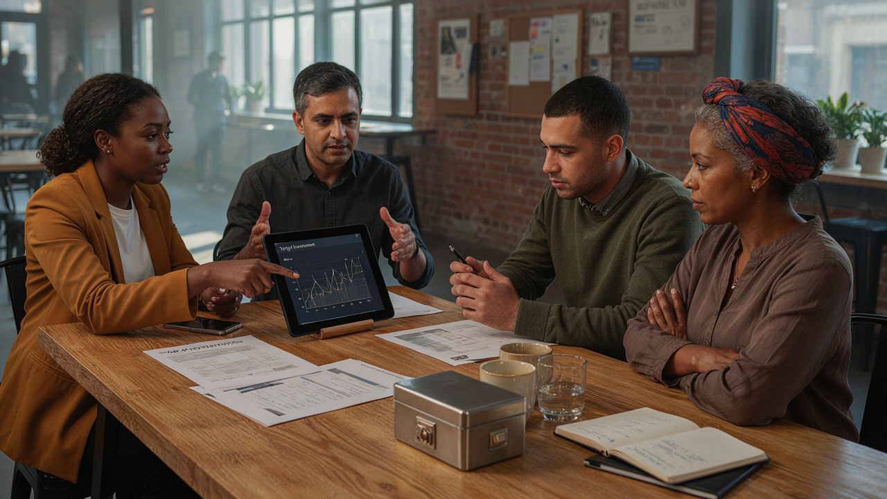 YesPay team collaborating in an office